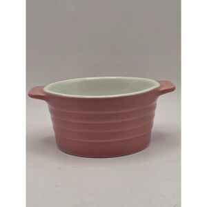 Sur La Table Ceramic Ramekin Dish For Baking w/ Handles DMFO Safe 5 x 2" Handles